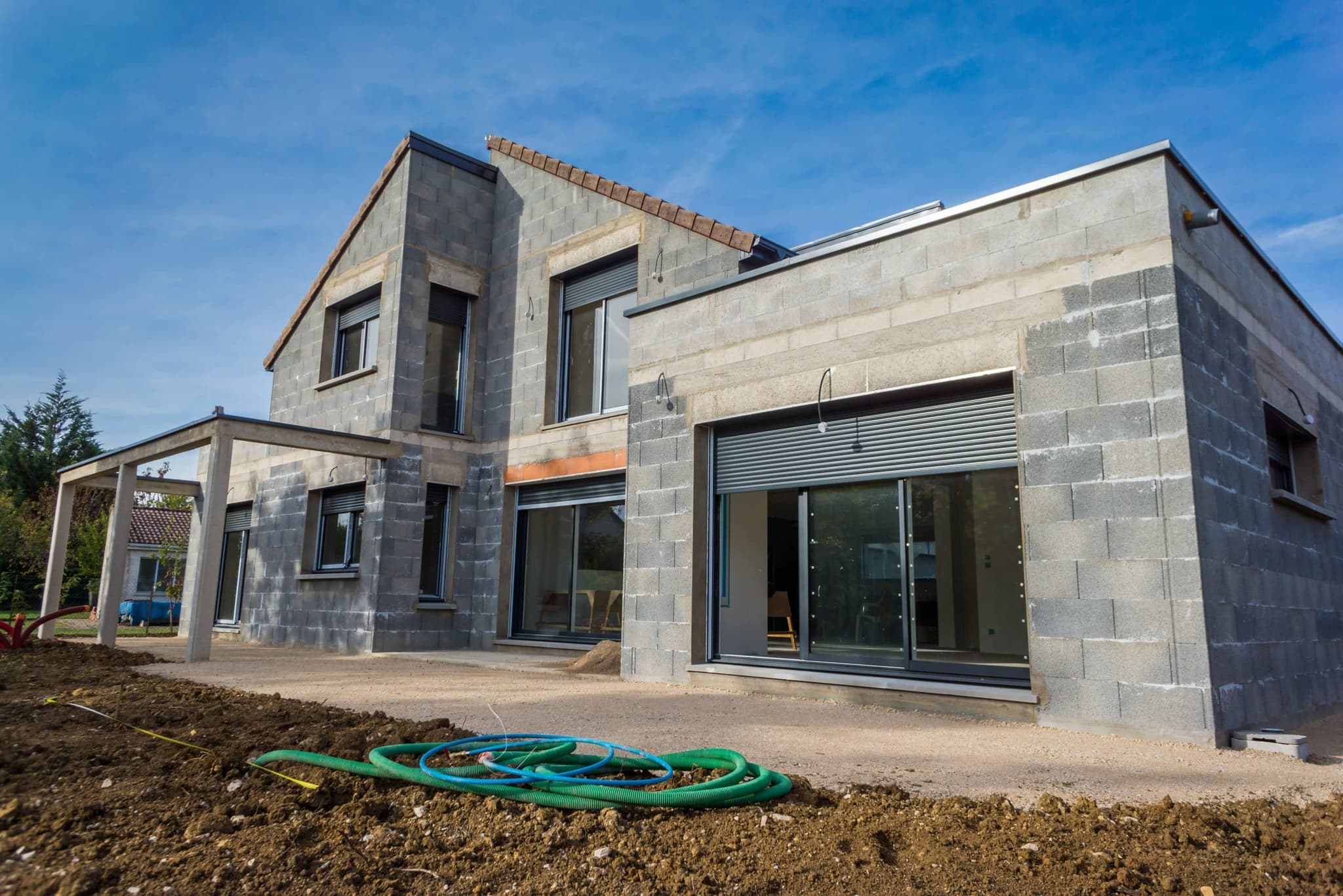 Extension de maison gros œuvre à La Chapelle-Saint-Ursin