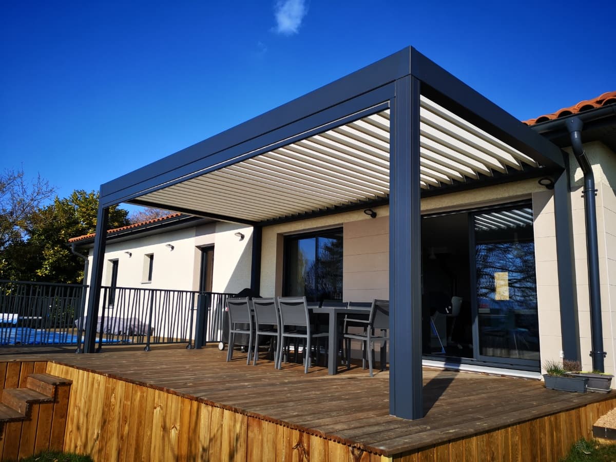 Pergolas bioclimatiques à Bourbon-l'Archambault